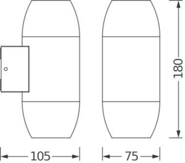 LEDV Ledvance ENDURA CLASSIC CANNON Wall 