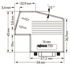 WAGO 750-963 CANopen-Feldbusstecker,mit 