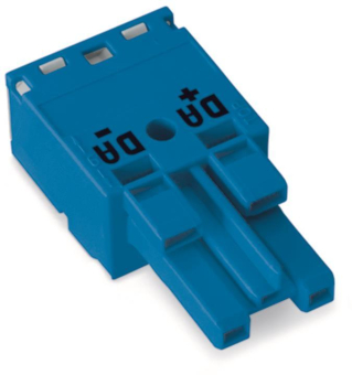WAGO 770-1102 Buchse,2-polig,Kod. I,blau 