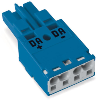 WAGO 770-1102 Buchse,2-polig,Kod. I,blau 