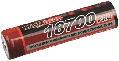 Kraftmax Akku Li-Ion 3,7V 4/3 A YT18650H 