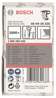 Bosch Senkkopf-Stift SK64     2608200528 