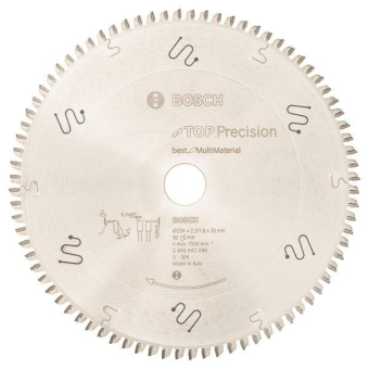Bosch Kreissägeblatt Top TKS TP 254X30 8 