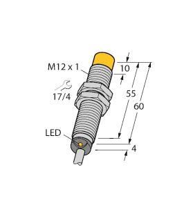 Turck Induktiver Sensor    NI4-M12-AZ31X 