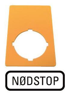 EATON M22-XZK-DK99 Schild NOT-AUS 216478 