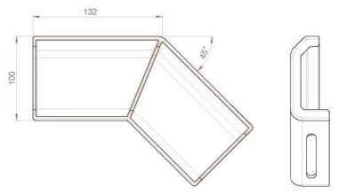 Unex Winkelverbinder fallend       66852 