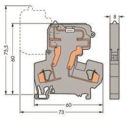 WAGO 281-611/281-417 2-Leiter- 