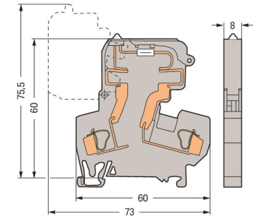 WAGO 281-611/281-417 2-Leiter- 