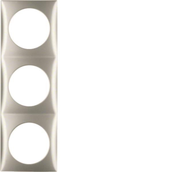 BER Rahmen 3fach chrom matt   0918192568 