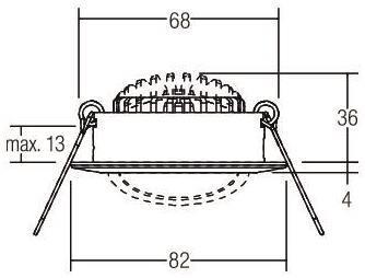 BRUM LED Einbaustrahler-Set     40363073 