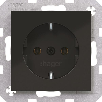 Hager Steckdose SCHUKO         WAS1100BG 