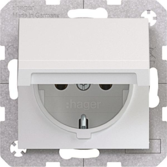 Hager Steckdose SCHUKO         WAS1110WM 