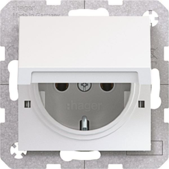 Hager Steckdose SCHUKO A.x/C.x WAS1112WG 