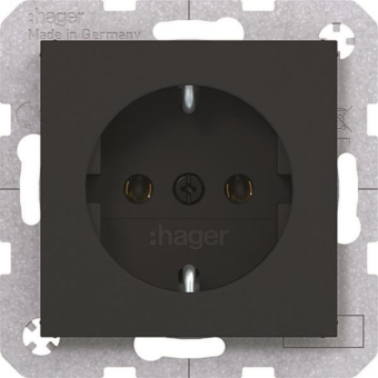 Hager Steckdose SCHUKO         WAS1100BM 