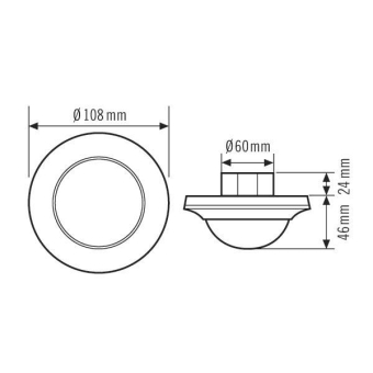Esylux MD-C 360i/24 BK        EP10055546 