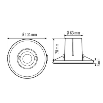 Esylux PD-FLAT 360i/8 LARGE   EP10423239 