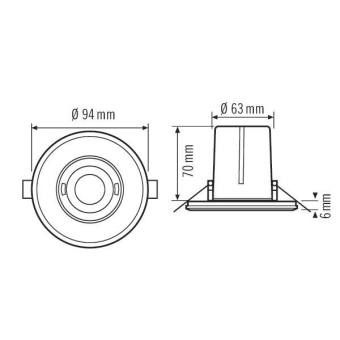 Esylux PD-FLAT 360/8 ROUND    EP10423208 