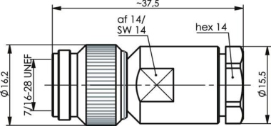 TEGA TNC-Kabelstecker Feder  J01010A0069 