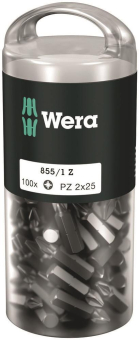 Wera Bits 100xPZ2x25mm       05072444001 