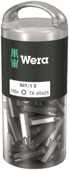 Wera Bits 100xTX40x25mm      05072452001 