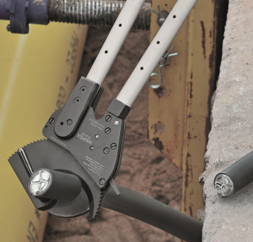 Knipex Ratschenkabelschneider für 