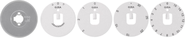 GIRA 818300 Set Symbolscheiben Knebel 