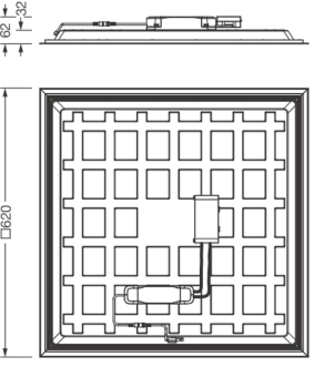 Siteco Apollon 31 LED-Panel 51MP11WD2442 