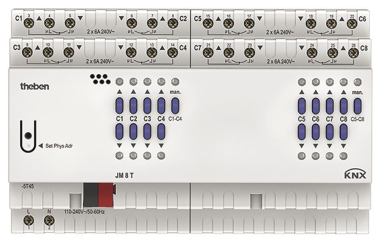 THEB KNX Jalousieaktor        JM 8 T KNX 