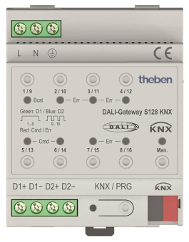 Theben Schnittstelle zwischen   S128 KNX 