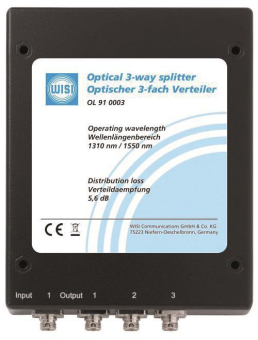 WISI Optischer 3-fach Verteiler OL910003 