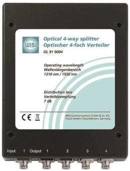WISI Optischer 4-fach Verteiler OL910004 