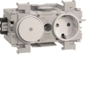 Hager Steckdose+Schalter      GS11019016 