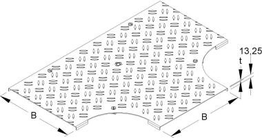 Niedax Deckel B305mm   RTSDVRS 300-2.0 S 