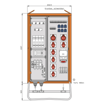 Walther Verteilerschrank 139kVA WV0572R1 