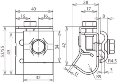 DEHN Dachrinnenklemme             339050 