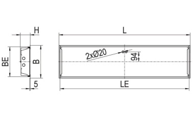 RIDI EBRE9-R2X145/35DA-OSD DALI  0860229 