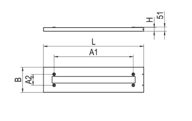 RIDI Metallrahmen weiß           0209004 