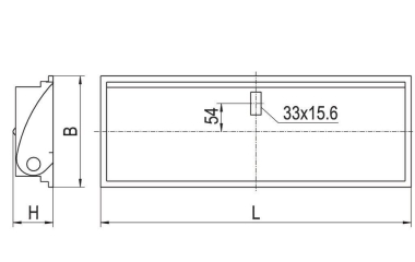 RIDI Einbauleuchte weiß, IP 20,  0850390 