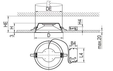 RIDI EDLR-E2 195/2000-840 W      0321513 