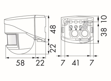 BEG Luxomat AP Bewegungsmelder     91072 
