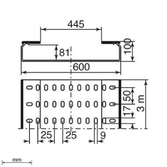 Unex Kabelrinne gelocht halogen 66620-48 