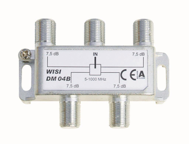 WISI Verteiler 4-fach              DM04B 