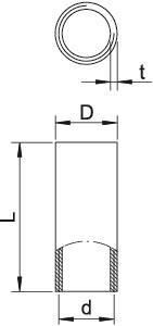 OBO SVM20W DN Stapa Gewindemuffe 