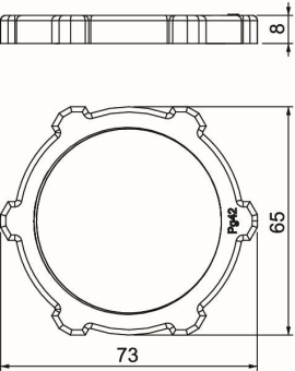 OBO 116 VDE PG42 PA Gegenmutter PG42 PA 