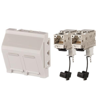 GGK M45 Keystone-Adapter 2 Ports    6633 