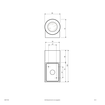EVN LED Wandanbau -1-flmg. -   C65071002 
