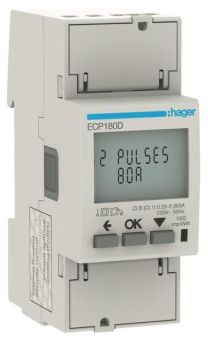 Hager Energiezähler 1phasig      ECP180D 