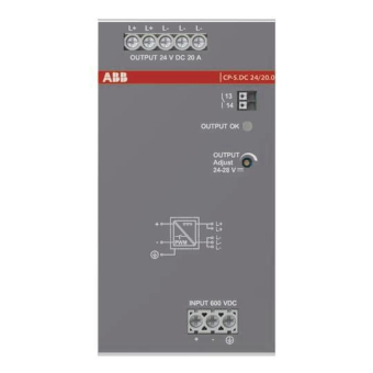 ABB Netzteil             CP-S.DC 24/20.0 