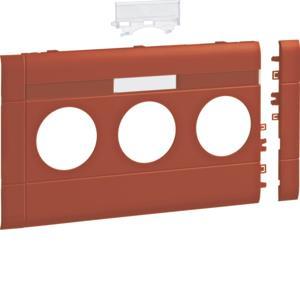 Hager Blende 3fach Steckdose GB120313020 