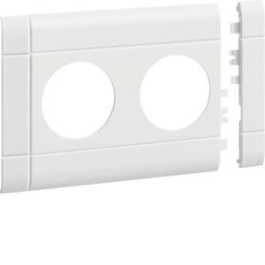 Hager Blende 2fach Steckdose GB100209016 